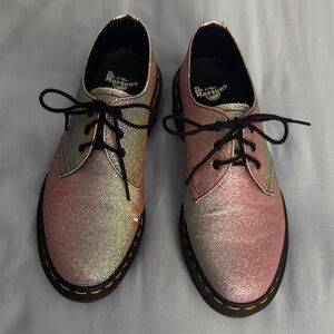 Dr. Martens Multicolor Glitter Lace-Up Shoes Size 5 (US 7)